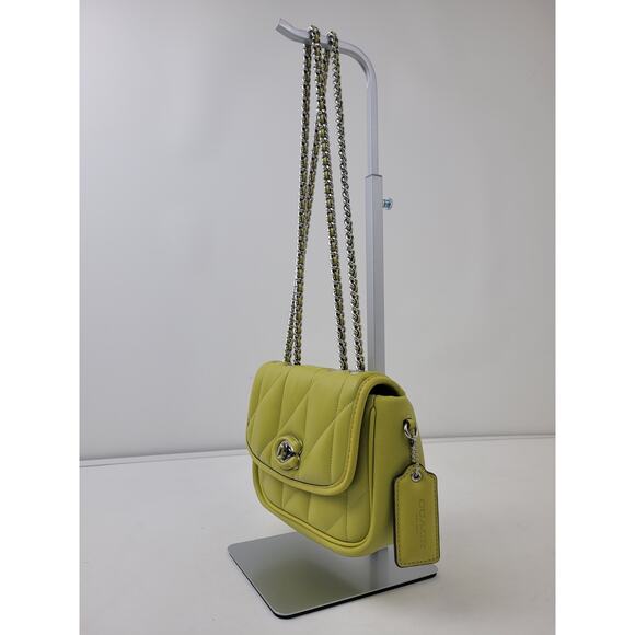 Coach Pillow Madison Shoulder Bag 18 w Quilting 7 3/4" x 5 1/4" - Picture 5 of 14